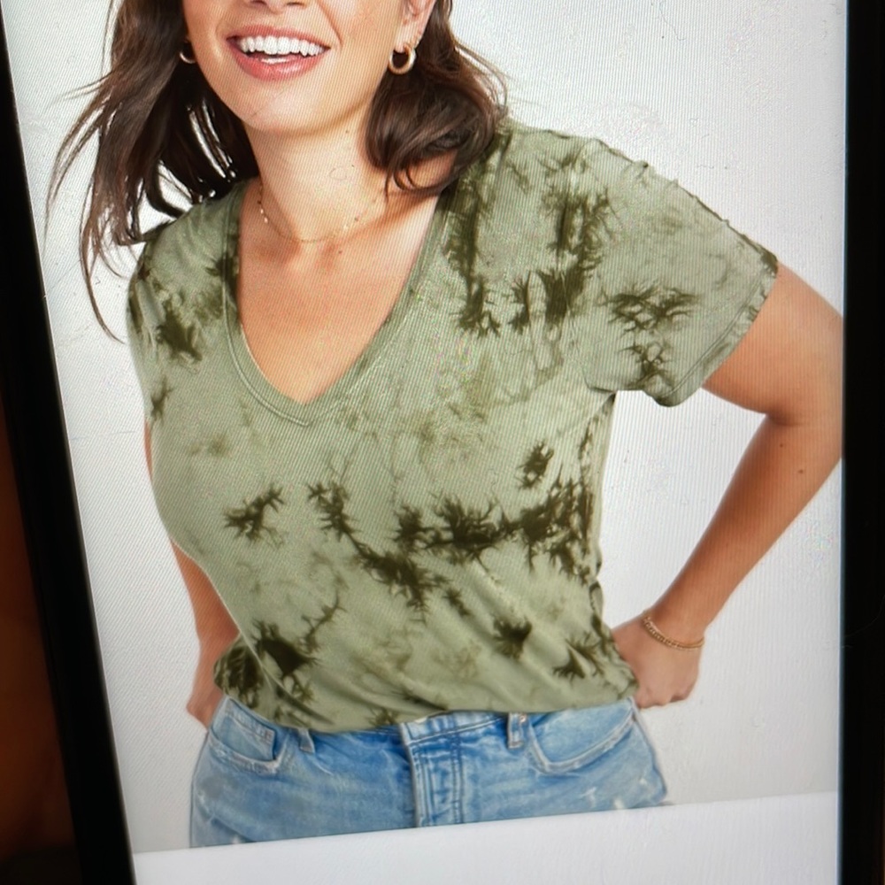 Womens V neck t shirt